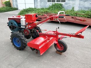 Motocoltivatori condotti mano rotatoria dell'azienda agricola del trattore condotto a piedi della ruota dell'attrezzo 2 piccola